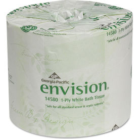 Envision One-Ply Bathroom Tissue, 1210 Sheets/Roll, 80 Rolls/Case