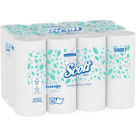 Coreless Standard Roll Bath Tissue, 1000 Sheets/Roll, 36 Rolls/Case