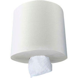 Center-Pull Towels, 8" x 15", White, 500 Sheets per Roll, 4 Rolls per Case