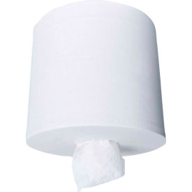 Center-Pull Towels, 15" x 8, 8.4 Dia., White, 4 Rolls/Case