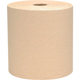 Nonperforated Paper Towel Rolls, 8 x 800', Natural, 12 Rolls/Case