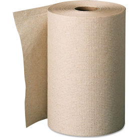 Unperforated Paper Towel Rolls, 7-7/8 x 350', Brown, 12 Rolls