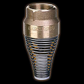 2" FNPT Brass Foot Valve with Buna-S Rubber Poppet