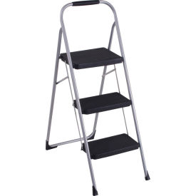 Steel 3 Step Stool Ladder with Rubber Hand Grip, Type III