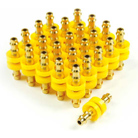 1/4" Push On Barb x 1/4" Push on Barb Splicer - Pack of 25