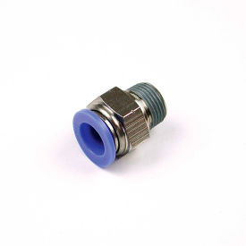 1/2" Air Push to Connect 3/8" Male NPT Union Fitting