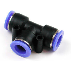 1/2" x 1/2" Air Push to Connect Nylon Tube Connect Tee Fitting