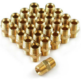 1/4" Male x 1/4" Male Coupling - Pack of 25