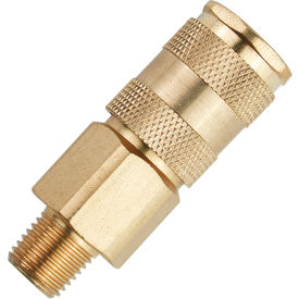 Hi-Flow Brass 6-Ball 1/4" x 1/4" Female Coupler