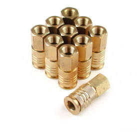 Universal Brass Coupler 1/4" x 1/4" Female NPT - Pack of 10