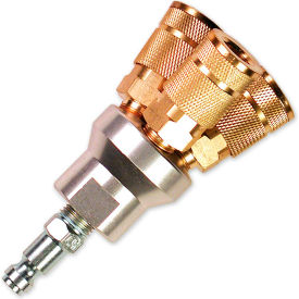 Primefit Round Auto Style Air Manifold with 6-Ball Brass Couplers, 1/4"