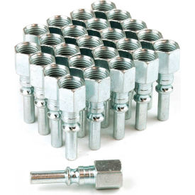 Lincoln Steel Plug 1/4" x 1/4" Female NPT - Pack of 25