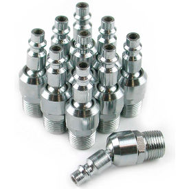 Swivel Steel Plug 1/4" x 3/8" Male NPT - Pack of 10