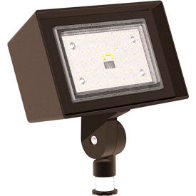 Ratio LED Floodlight, 3200L, 26W, 40K, Wide Distribution, Knuckle Mount, 120-277v