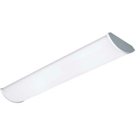 LED Round Wraparound 4' Lamp, Switchable Lumens & CCT, Dimming, 120-277V