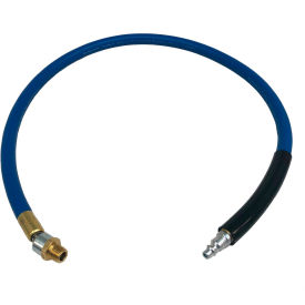 Thermoplastic Snubber Hose 1/2" x 60" With 3/8" Male Swivel by Plug