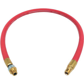 3/8" x 24" Rubber Snubber Hose With 1/4" Male & Male Swivel