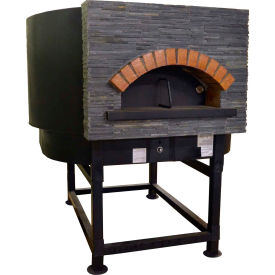 Stational Deck Dome Oven, Round & Domed Exterior, Gas, 97500BTU, 120V, Digital Control