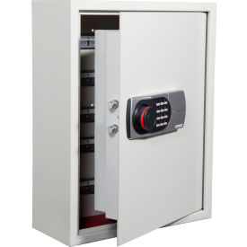 Heavy Duty Key Safe Cabinet - 17"W x 9-1/2"D x 22"H, Electronic Lock, Gray