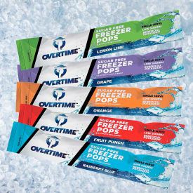 Sugar-free Electrolyte Freezer Pops, 5 Flavor Variety Pack, 150/Case