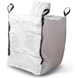 Commercial FIBC Bulk Bags, Spout Top & Spout Bottom, 35"L x 35"W x 70"H, 3000 lb Capacity, Pack of 5