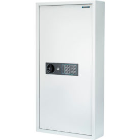 180 Keys Keypad Wall Key Safe, 15-7/10"W x 4-18/25"D x 30-5/7"H - White