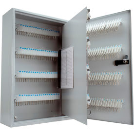 240 Keys With Combination Lock White Tag, 21-3/4"W x 5-1/2"D x 15"H - Grey