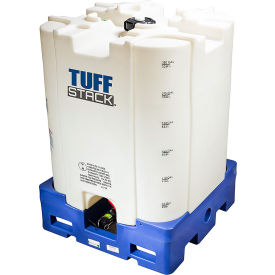 Tuff Stack IBC Container 330 Gallon - Stackable 45"L x 45"W x 64"H