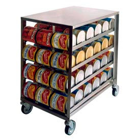 458-Stainless Steel Can Rack, 72(#10 Cans), 96(#5 Cans)
