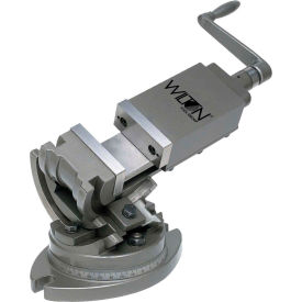 3-Axis Precision Tilting Vise, 6" Jaw Width 1-3/4" Jaw Depth
