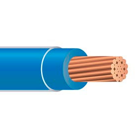 THHN 8 Gauge Building Wire, Stranded Type, Blue, 500 ft
