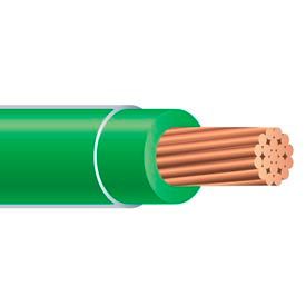 THHN 14 Gauge Building Wire, Stranded Type, Green, 50 Ft