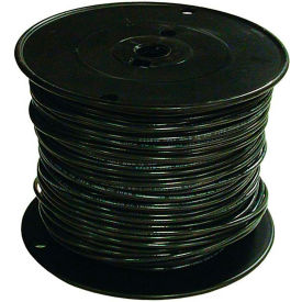 18 Gauge Building Wire, Stranded Type, Black, 500 Ft