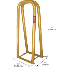 Tire Inflation Safety Cage, 2 Bar, Heavy Duty Steel