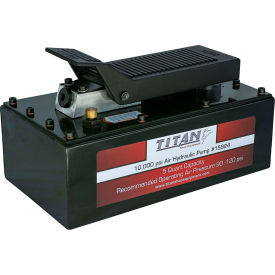 10,000 PSI Air-Hydraulic Pump, 5 Quart, Steel