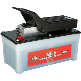 Air-Hydraulic Pump, 10,000 PSI, 2.5 Quart, Polyethylene
