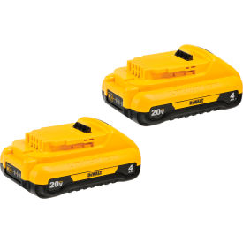 20V MAX 4.0Ah Compact Li-Ion Battery, 2/Pack