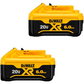 20V MAX 6.0Ah Li-Ion Battery, 2/Pack