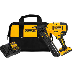 20V MAX XR Angled Cordless Finish Nailer Kit, 15 Gauge, Li-Ion