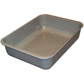 Molded Fiberglass Toteline Nesting Box Bus Pan - 21"L x 15"W x 5"H, White