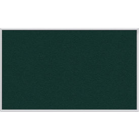 72"W x 48"H Vinyl Bulletin Board - Aluminum Frame - Ebony