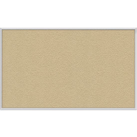96"W x 48"H Vinyl Bulletin Board - Aluminum Frame - Caramel