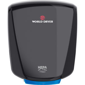 VERDEdri Hi-Speed Hand Dryer, ADA Compliant, Black Aluminum, 120-277V