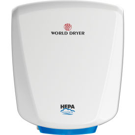 Hi-Speed Hand Dryer, ADA Compliant, White Aluminum, 120-277V