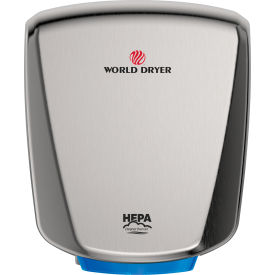 VERDEdri Hi-Speed Hand Dryer, ADA Compliant, Brushed Stainless, 120-277V