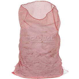 Mesh Bag W/Out Closure, Red, 30x40, Heavy Weight