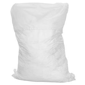 27" Ropeless Hamper Bag, Nylon, White, Straight Bottom