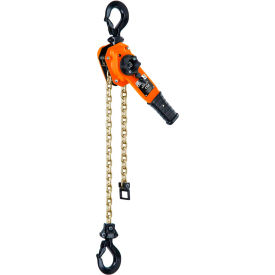 Ratchet Chain Lever Hoist, 1-1/2T Capacity, 15' Lift