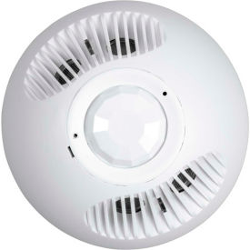 OMNI PIR/Ultrasonic Low Voltage Ceiling Sensor with 2000 Sq Ft Range, Off White