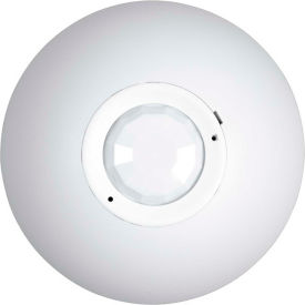 OMNI PIR Ceiling Low Voltage Sensor with 1500 Sq Ft Range, Relay & Photocell, Off White